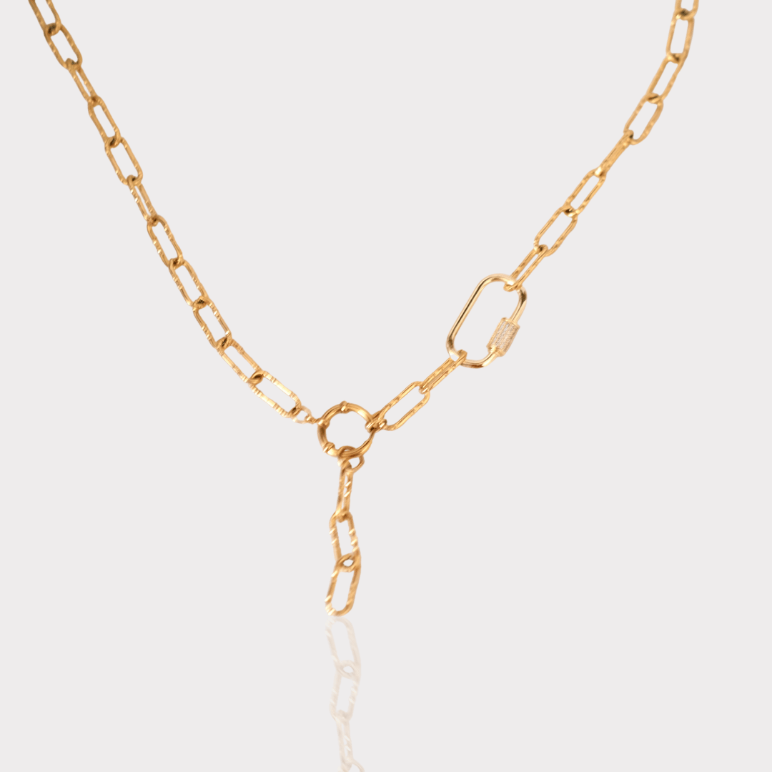 Customized Versa Loop Charm Chain necklace