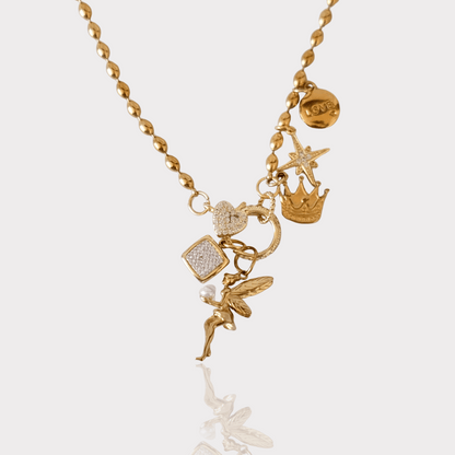 PRE-MADE Fairy shining Charms necklace