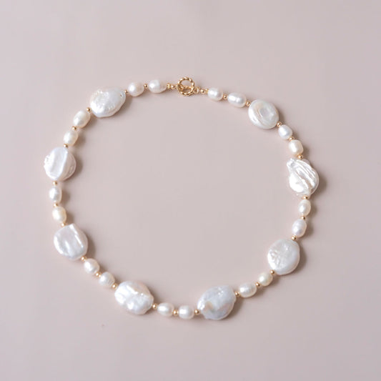 handmade freshwater baroque pearls necklace fashion woman,BEST SALE in the end of year