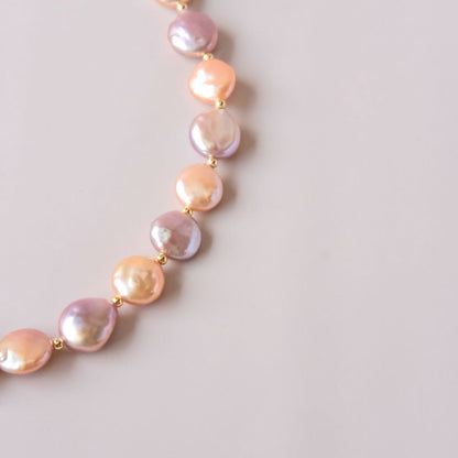 colorful baroque pearls necklace woman fashion