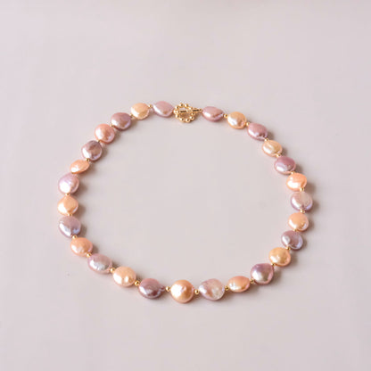 colorful baroque pearls necklace woman fashion