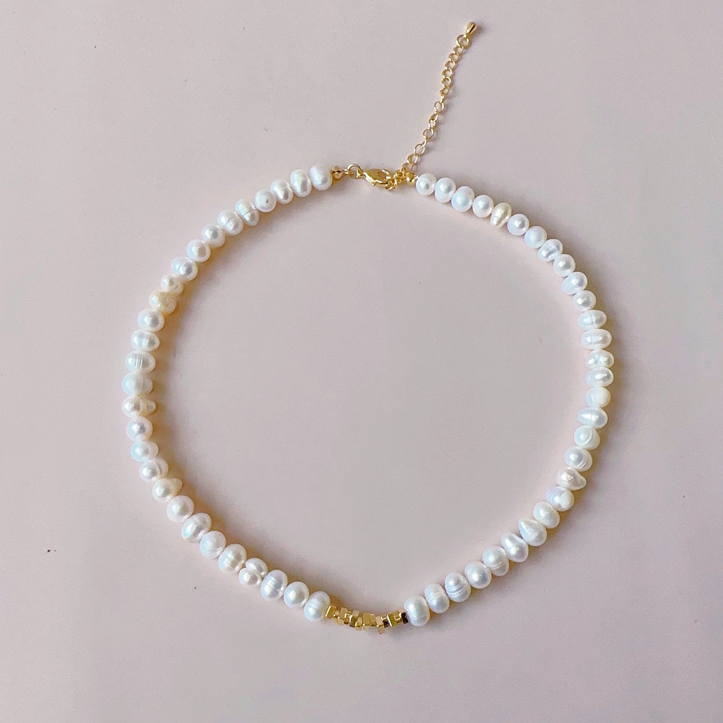 Perla con collar de perlas de piedra dorada rota diseñada MEJOR VENTA DEL AÑO venta limitada