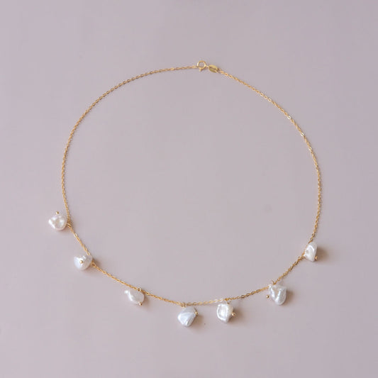 Baroque pearls necklace fashion woman jewelry