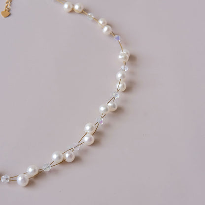 pearls necklace unique designed