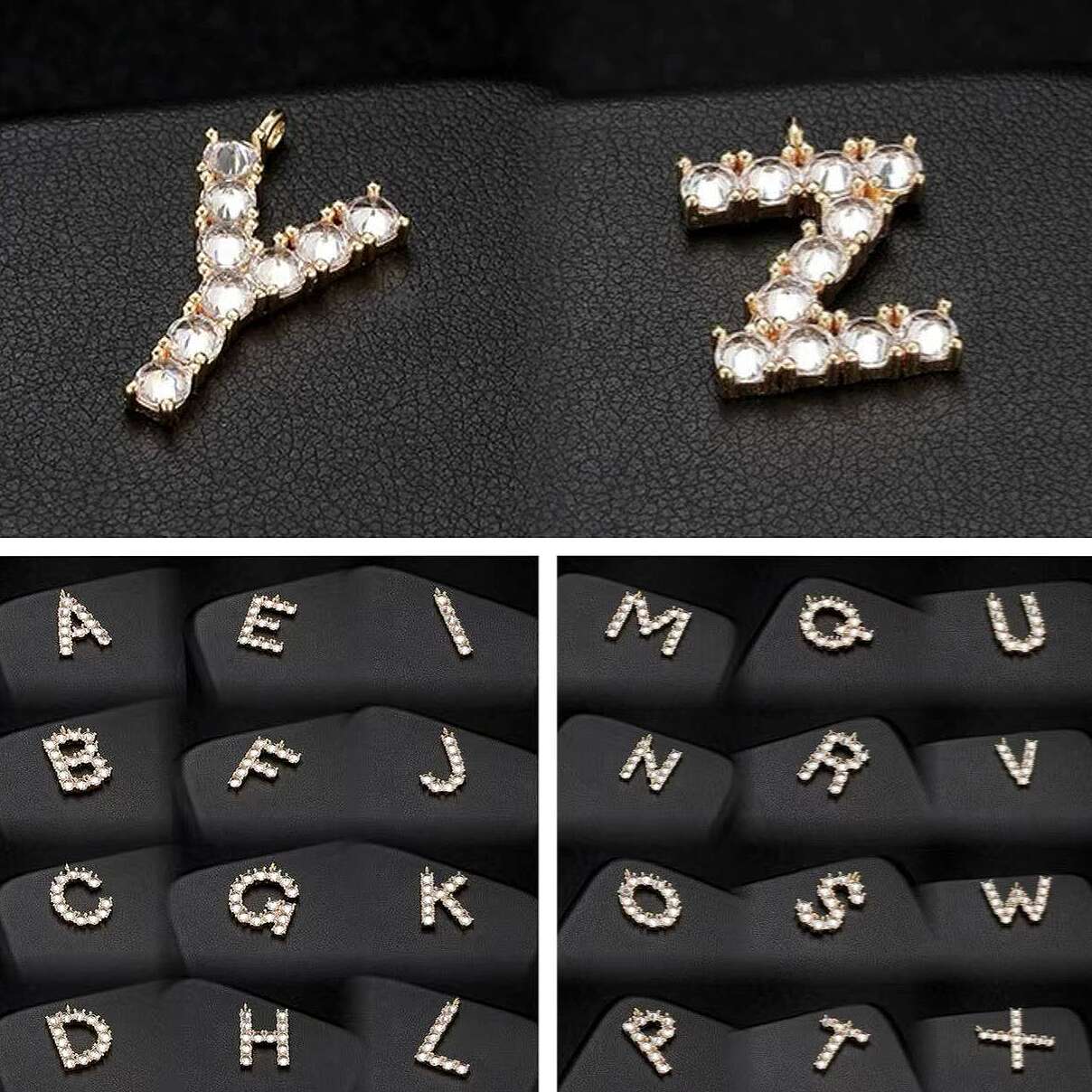 Cadena Personalizada de Dos Capas con Cruz y Estrella de Circonitas