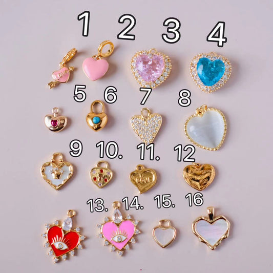 Cherryful Hearts interchangeable Charm Pendant collection 2