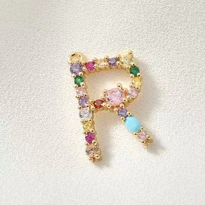 Colorful Zircon Initial Charm