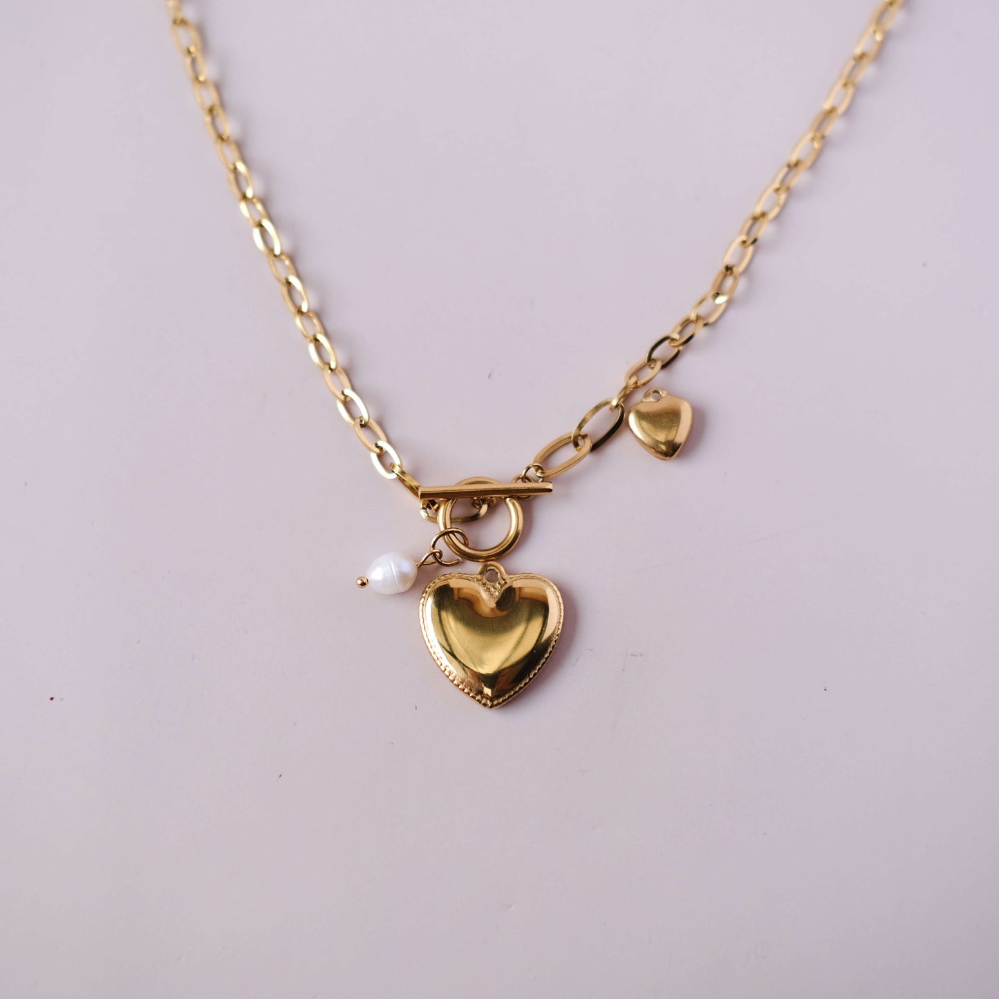 gold Heart interchangeable Charm Pendant colllection