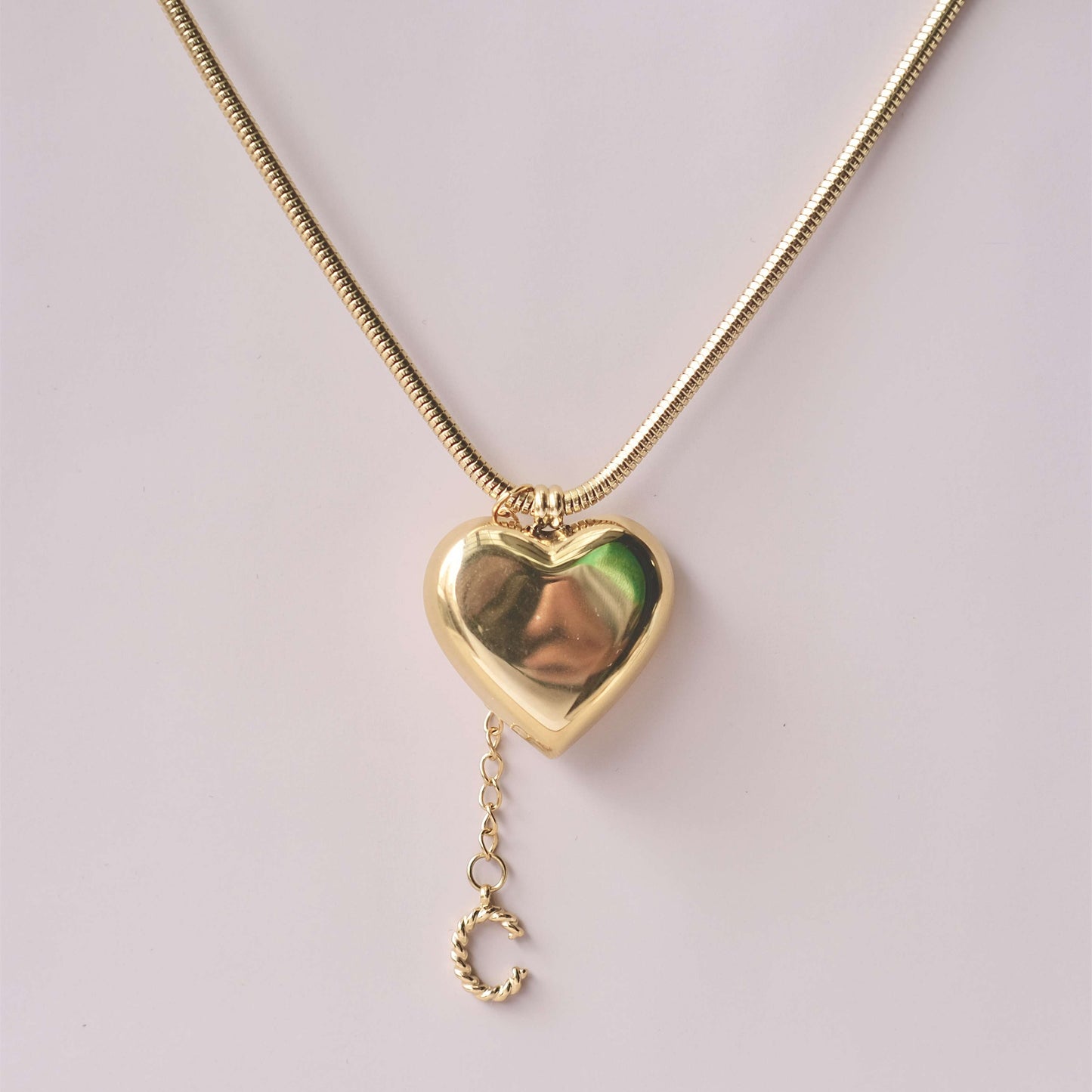 Big heart with small Charm Personaized style necklace Choker