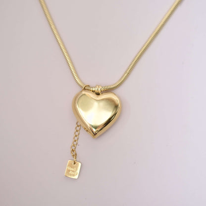 Big heart with small Charm Personaized style necklace Choker