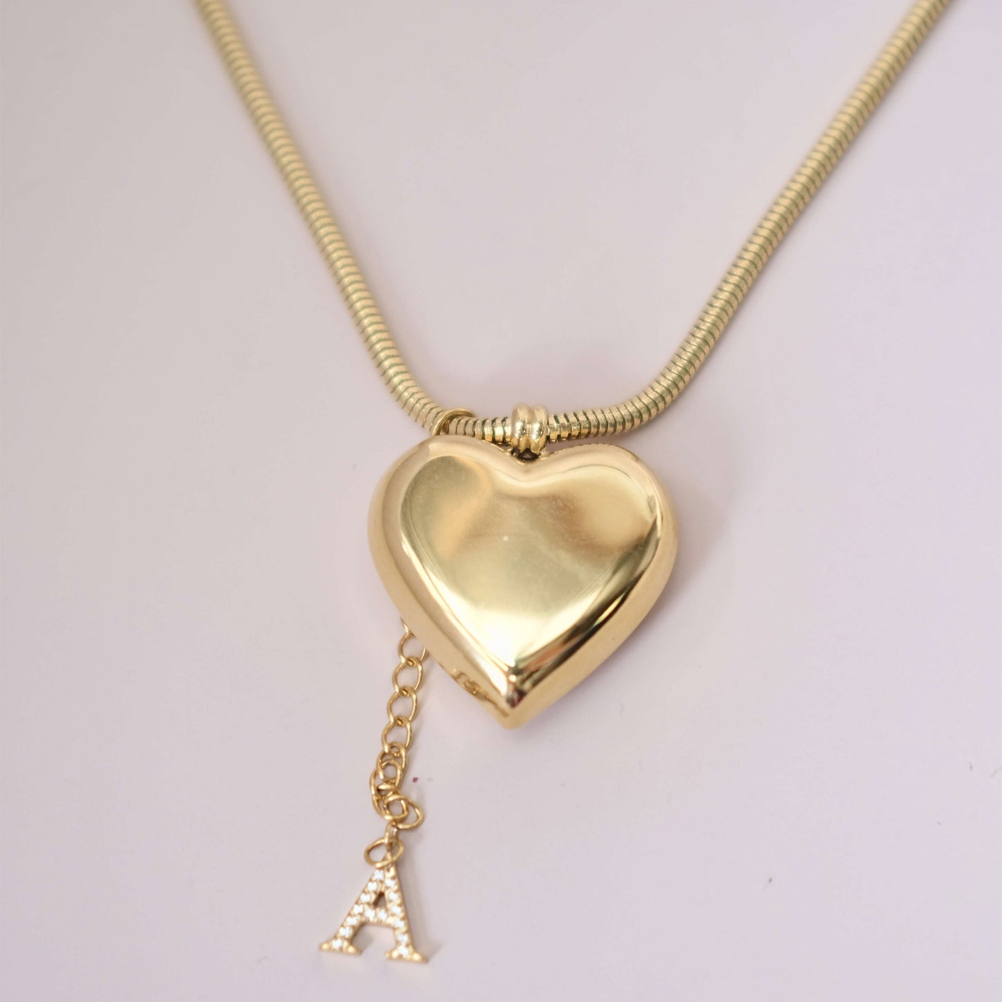 Big heart with small Charm Personaized style necklace Choker