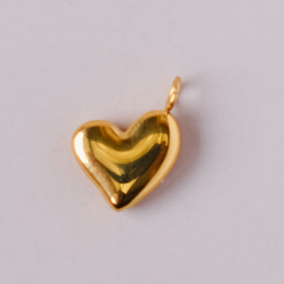 gold Heart interchangeable Charm Pendant colllection