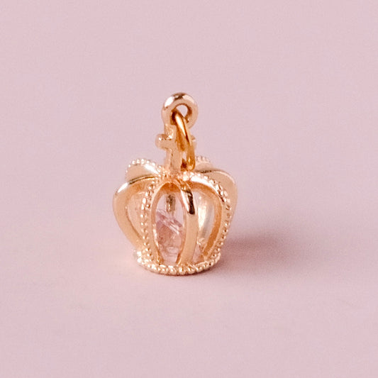 Crown Zircon Charm