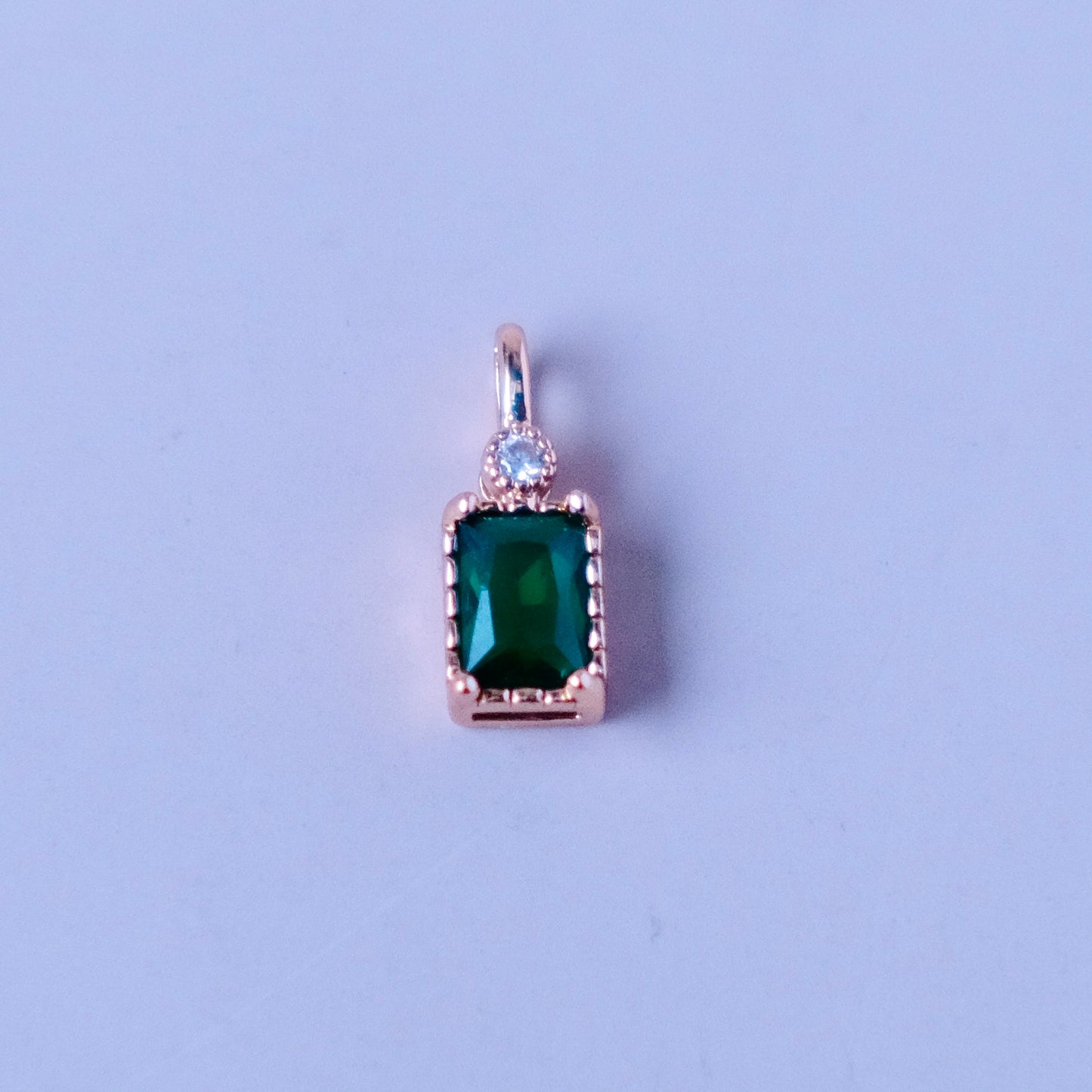 Elegant Zircon Charm Pendant