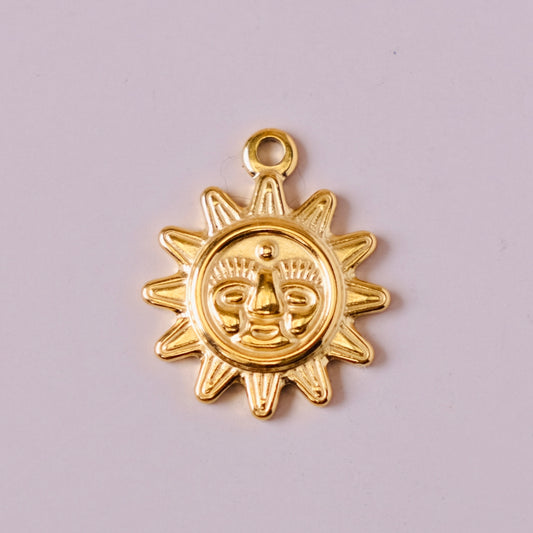 Sun charm pendant