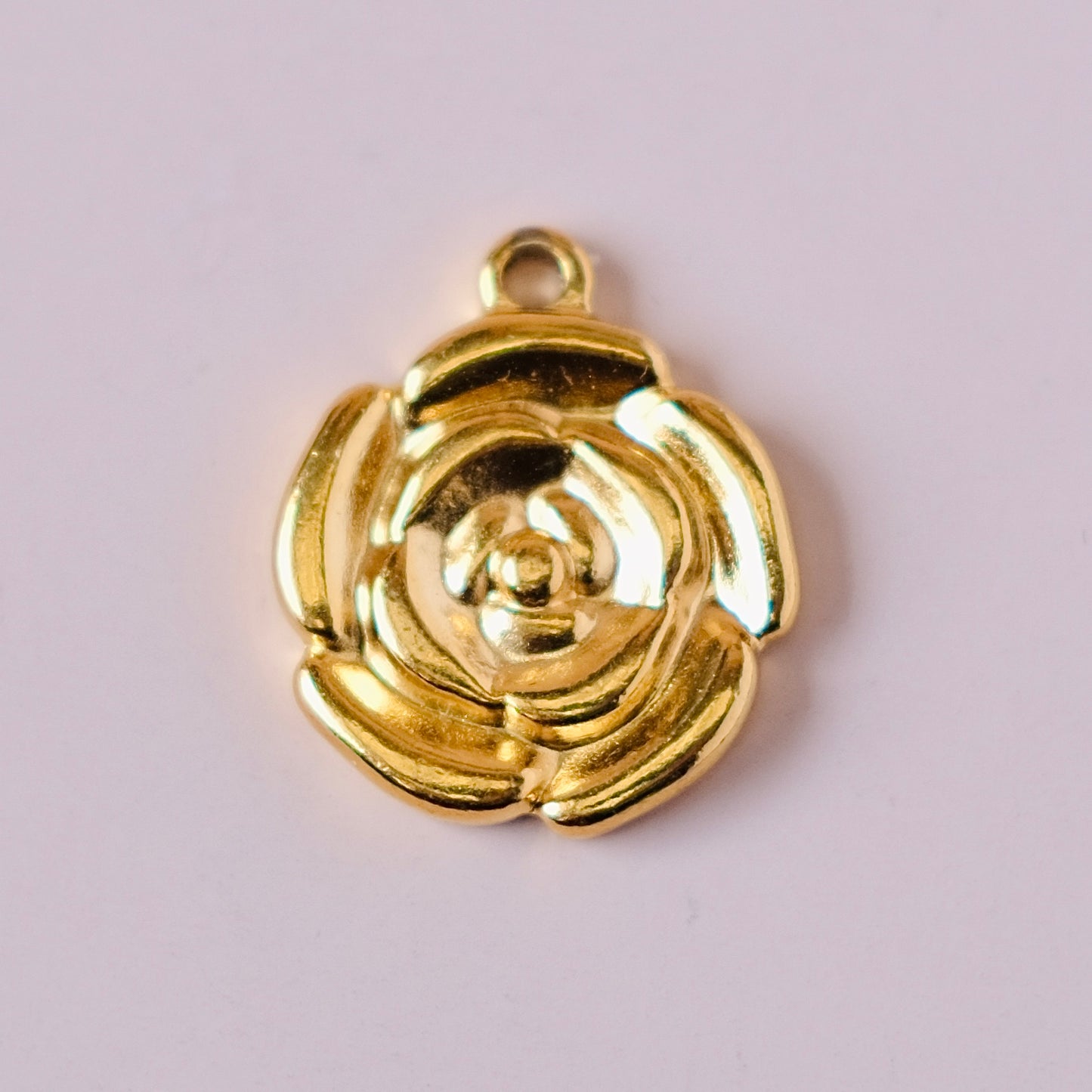 Round Rose charms pendant