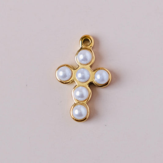 pearl Cross  charms pendant 7