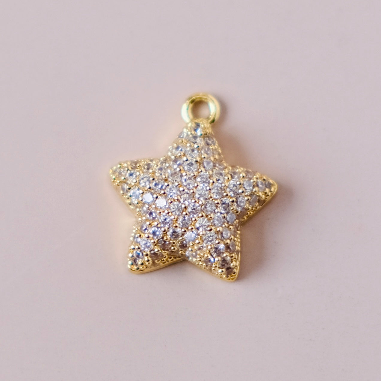 Star Zircon charms pendant 1