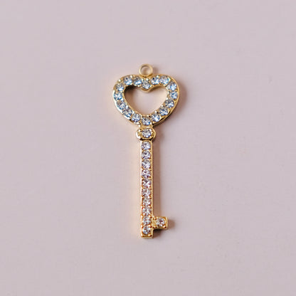 Key Zircon charms pendant 1