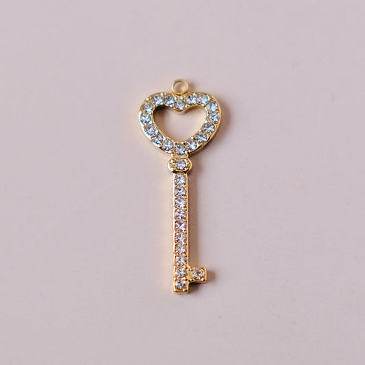 Key Zircon charms pendant 1