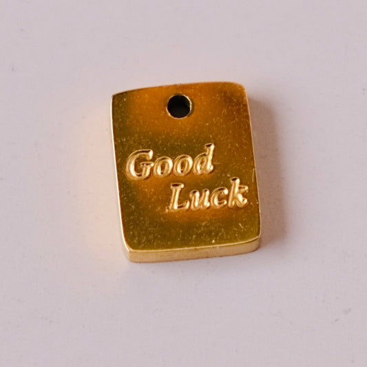 good luck Bar charms pendant