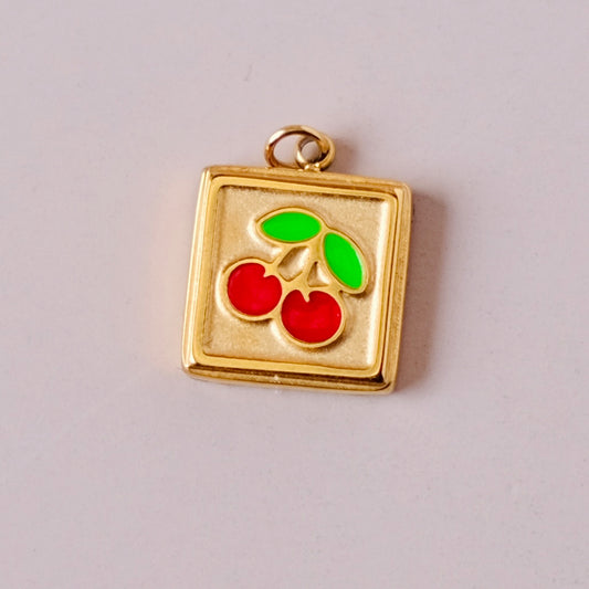 Cherry bar charms pendant