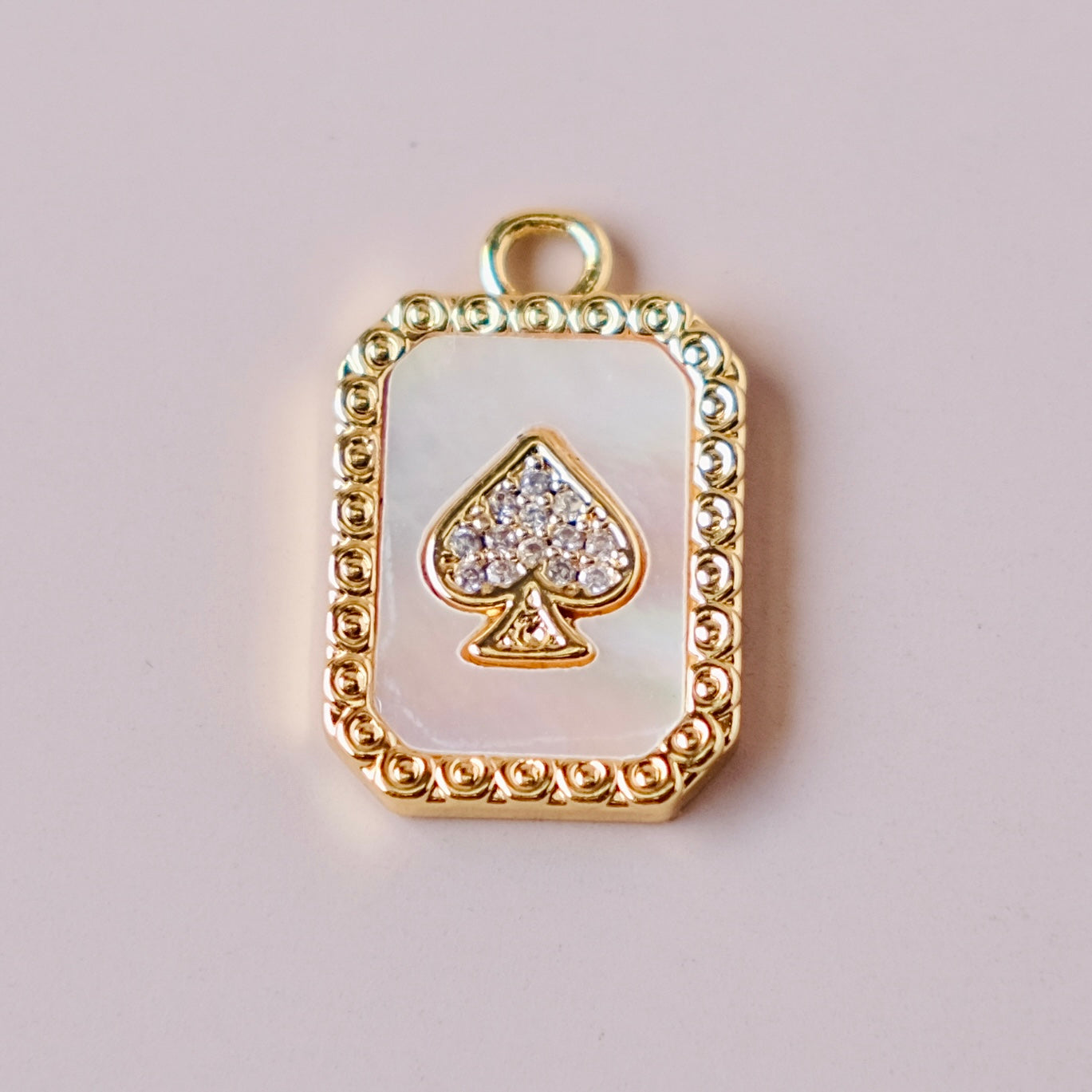 Ace of Spades charms pendant