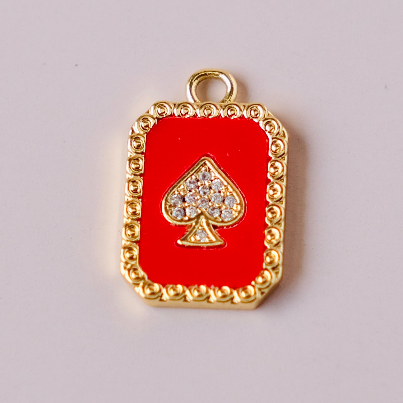 Ace of Spades charms pendant