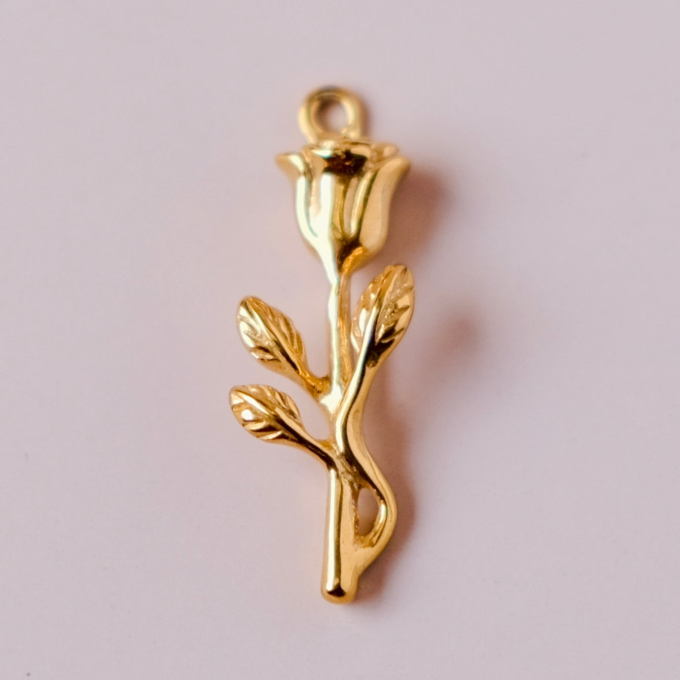 Flower Rose charms pendant 2