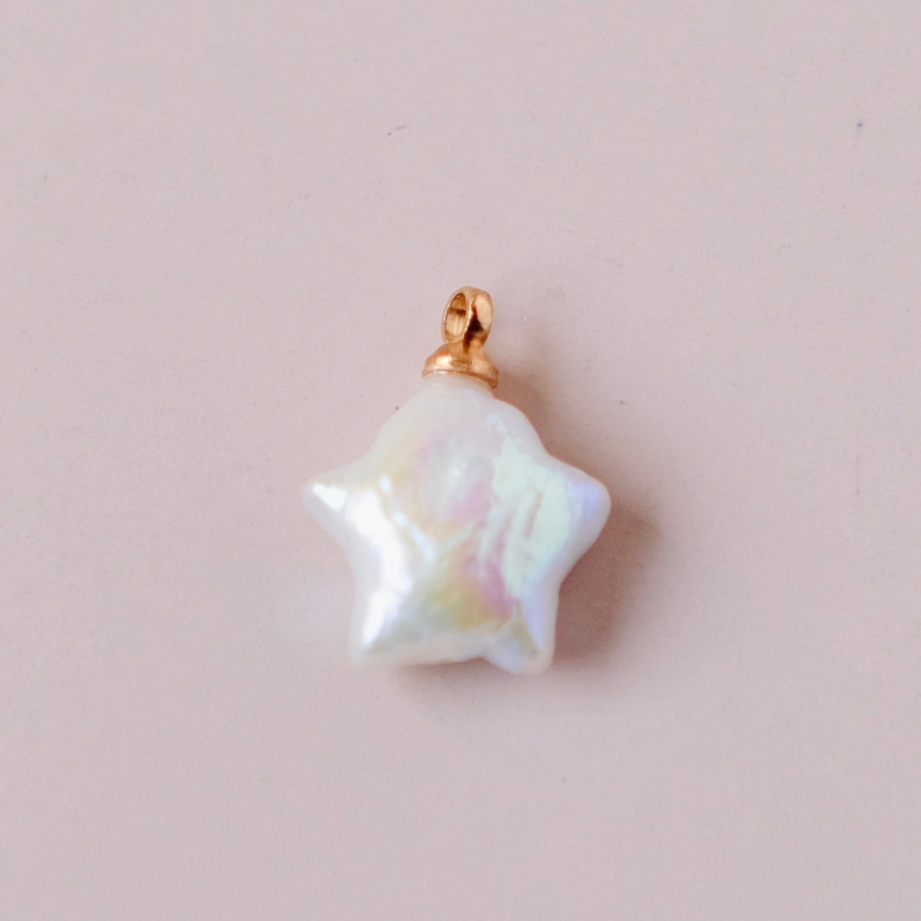 Nature star Freshwater baroque peals charms pendant