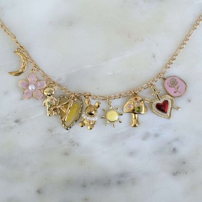 Personalized Rabbite Mushroom Necklace-customization