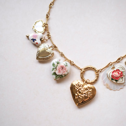 ALL heart vintage unique necklace-customization