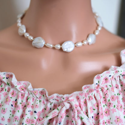 Personalized Baroque Pearls necklace-customization