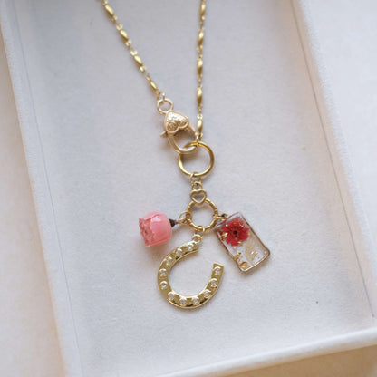 Floral Charm Necklace