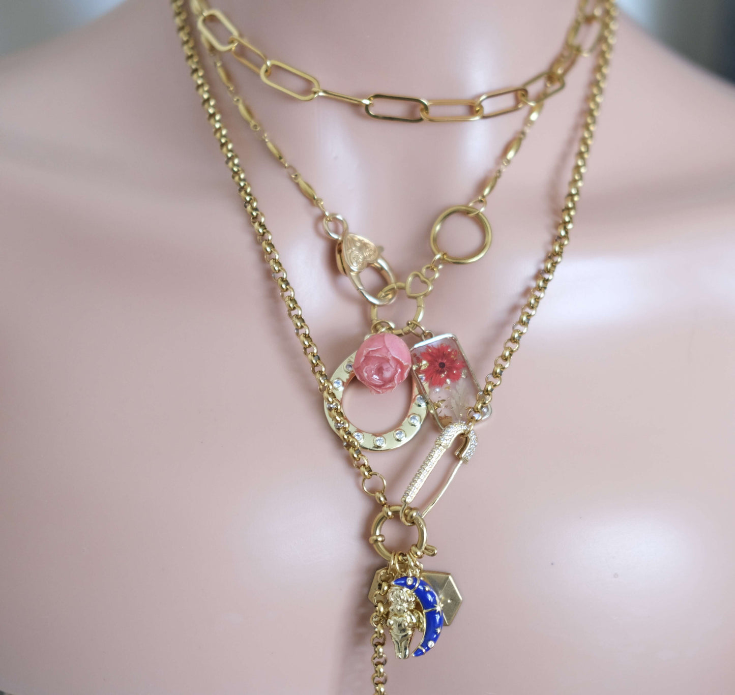 Floral Charm Necklace