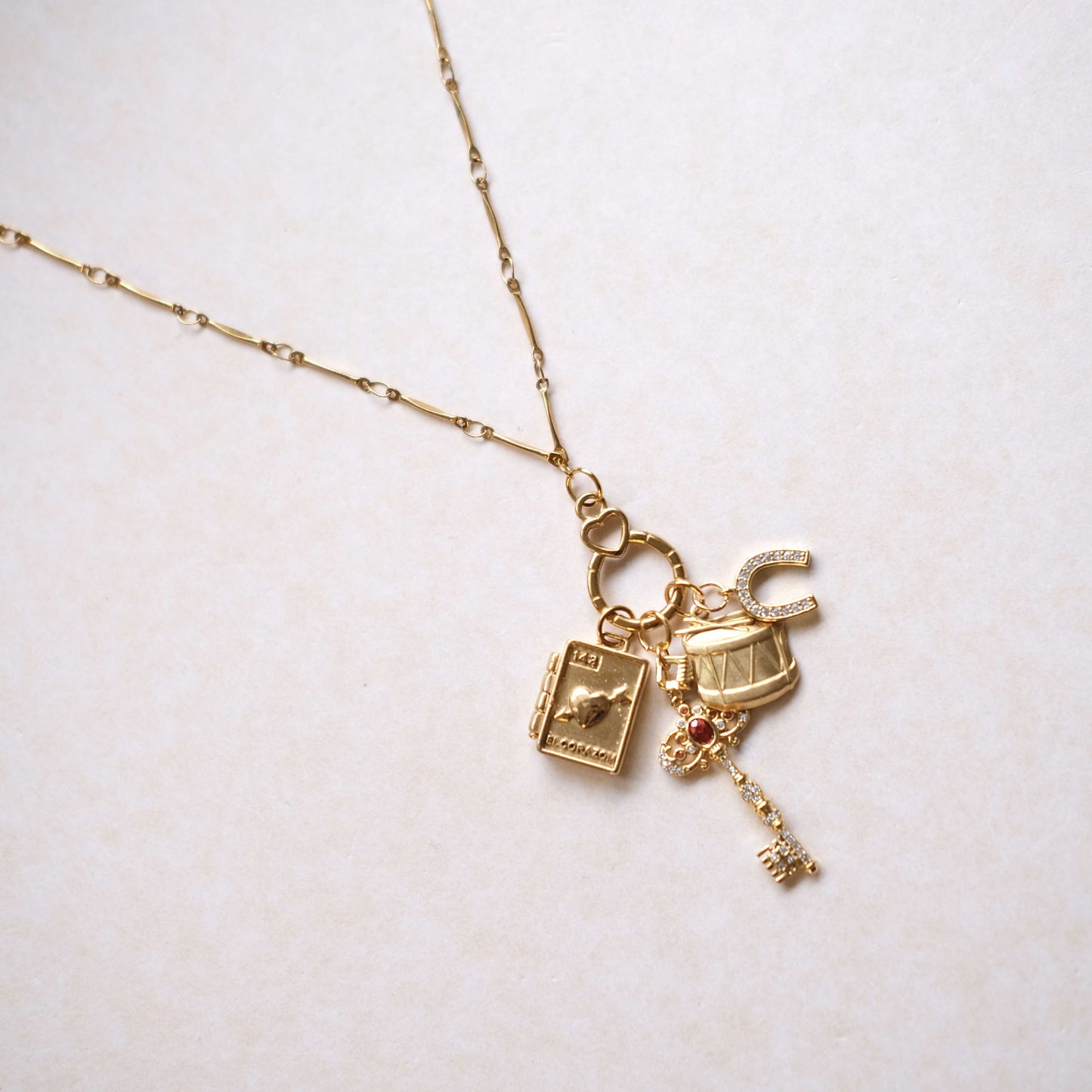 5 Gold Jewelry Aesthetic: Cute Handmade Lucky Charm Necklaces