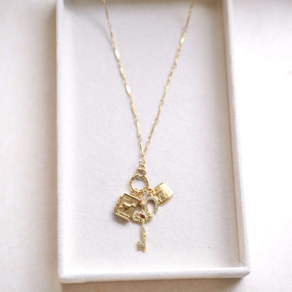 5 Gold Jewelry Aesthetic: Cute Handmade Lucky Charm Necklaces