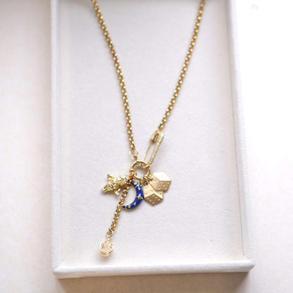 5 Gold Jewelry Aesthetic: Cute Handmade Lucky Charm Necklaces