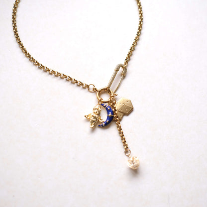 5 Gold Jewelry Aesthetic: Cute Handmade Lucky Charm Necklaces