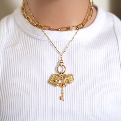 5 Gold Jewelry Aesthetic: Cute Handmade Lucky Charm Necklaces