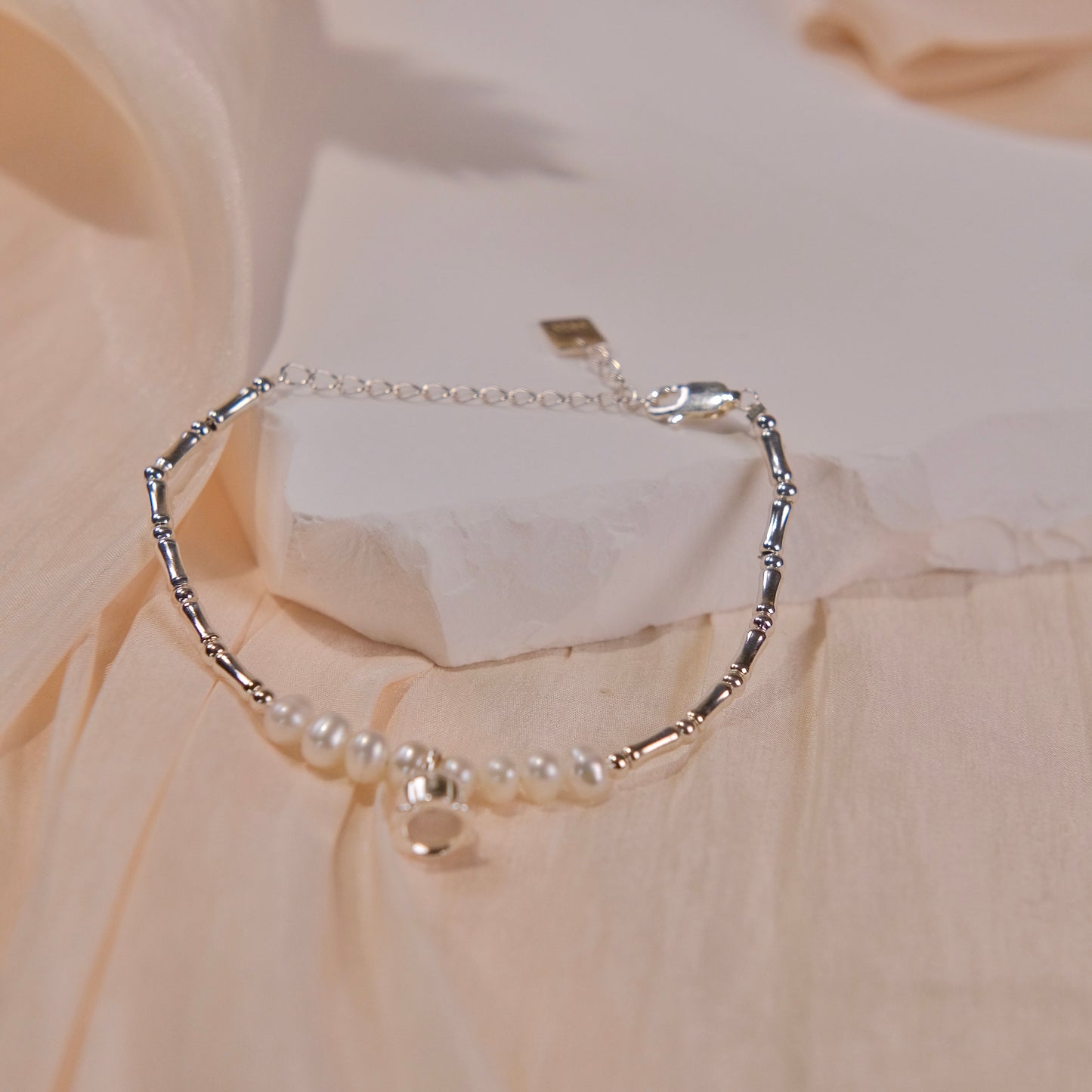 pulsera de plata moda mujer joyería